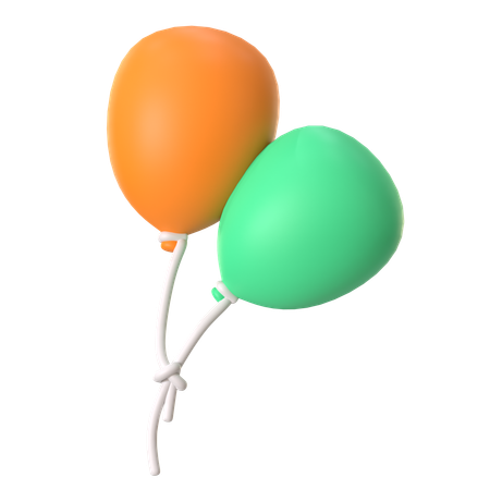 Balões de festa  3D Icon