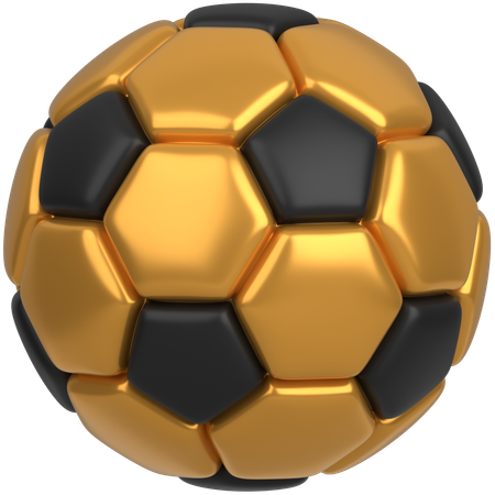 Pelota de fútbol  3D Icon