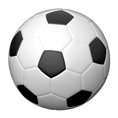 Balón de fútbol  3D Icon