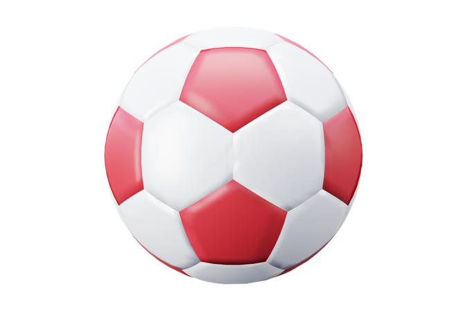 Balón de fútbol  3D Icon