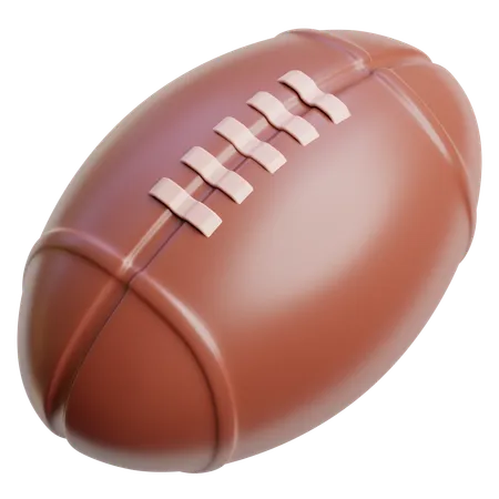 Pelota de futbol americano  3D Icon