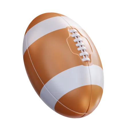 Pelota de futbol americano  3D Icon