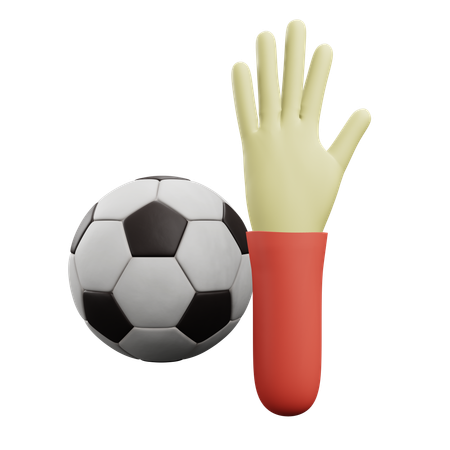 Pelota de mano  3D Icon