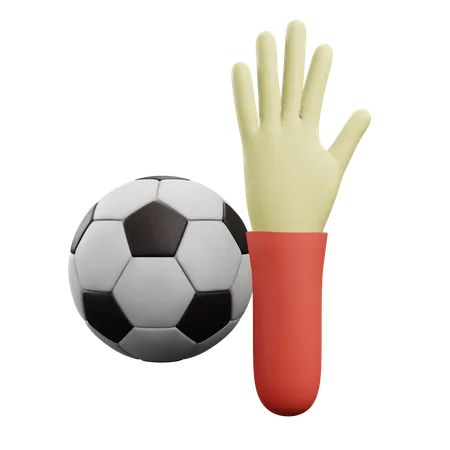 Pelota de mano  3D Icon