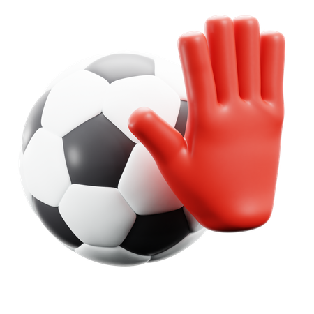 Pelota de mano  3D Icon