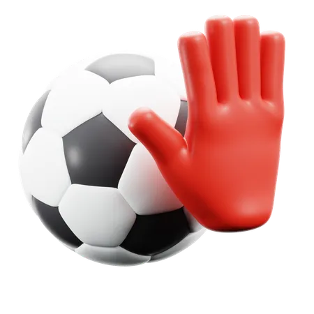 Pelota de mano  3D Icon