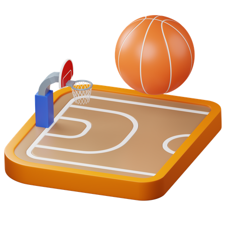 Baloncesto  3D Icon