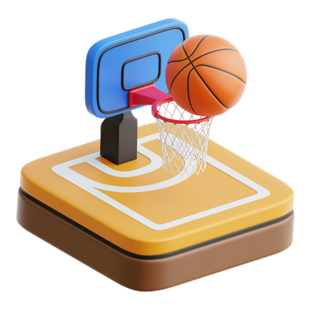 Baloncesto  3D Icon