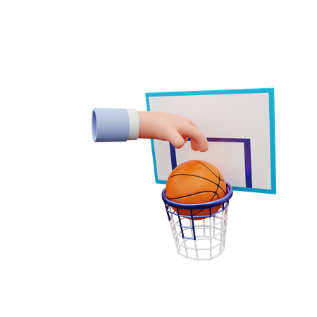 Baloncesto  3D Illustration