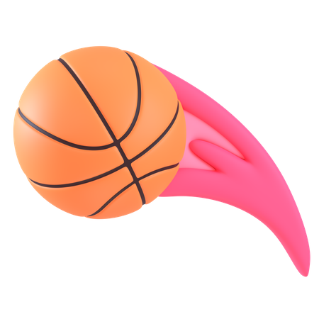 Fuego de baloncesto  3D Icon