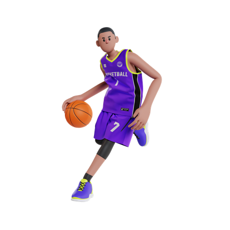 Regate de baloncesto  3D Illustration