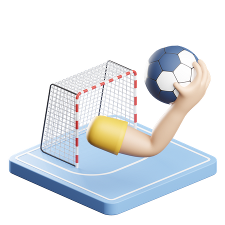 Balonmano  3D Icon