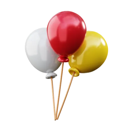 Baloons  3D Icon