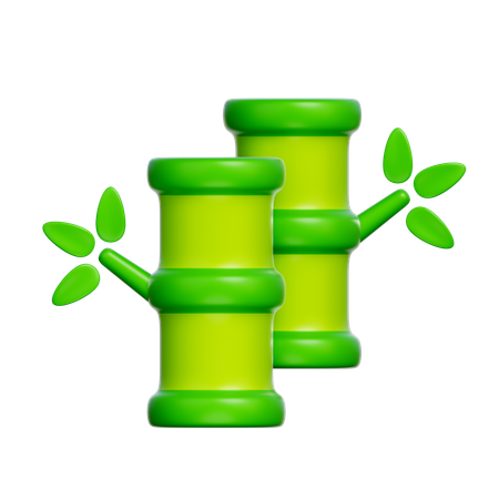 Bamboo  3D Icon