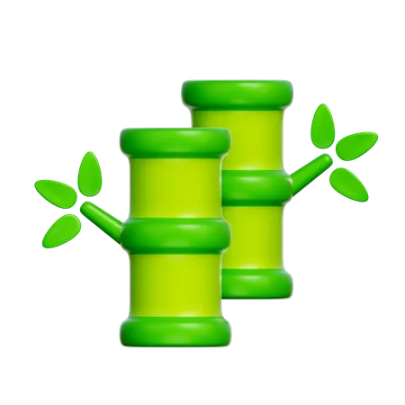 Bamboo  3D Icon