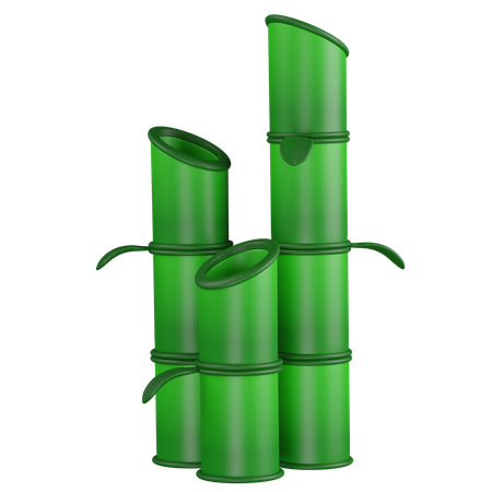 Bamboo  3D Icon