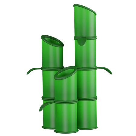 Bamboo  3D Icon