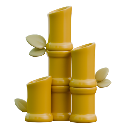 Bamboo  3D Icon
