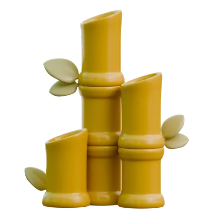 Bamboo  3D Icon