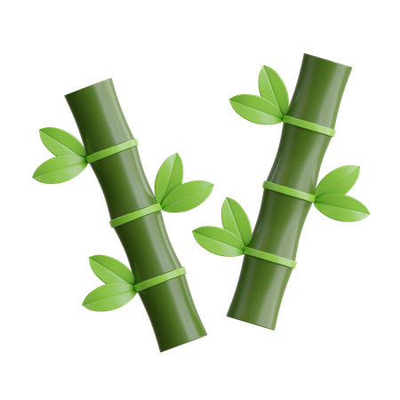 Bamboo  3D Icon