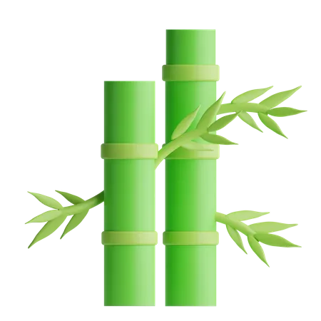 Bamboo  3D Icon