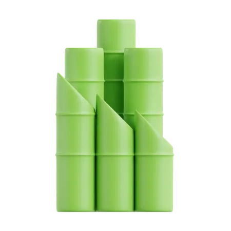 Bamboo  3D Icon