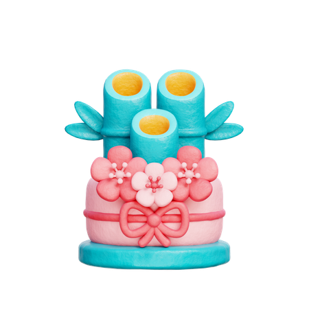 Bamboo  3D Icon