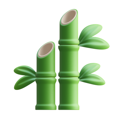 Bamboo  3D Icon