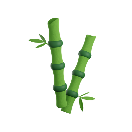 Bamboo  3D Icon
