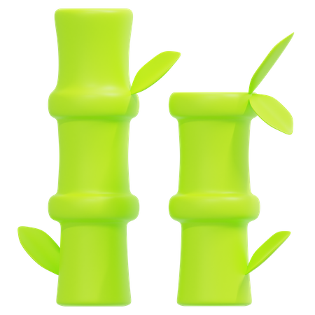 Bamboo  3D Icon