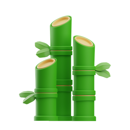 Bamboo  3D Icon