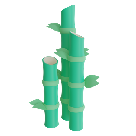Bamboo  3D Icon