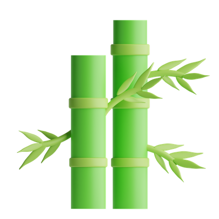 Bamboo  3D Icon