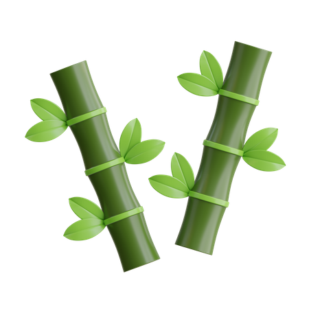 Bamboo  3D Icon