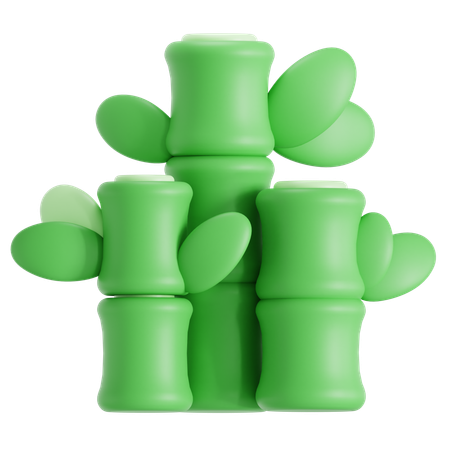 Bamboo  3D Icon