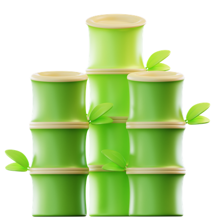 Bamboo  3D Icon