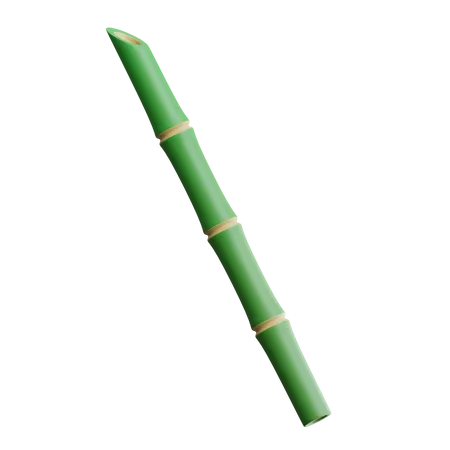 Sharpened Bamboo 3D Icon