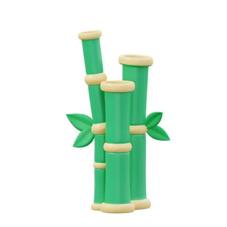 Bamboo  3D Icon