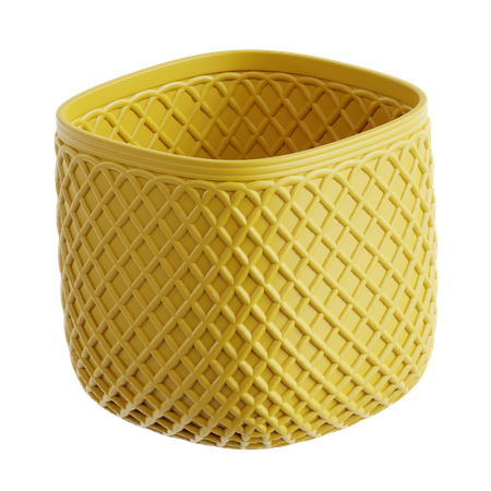 Bamboo Basket  3D Icon