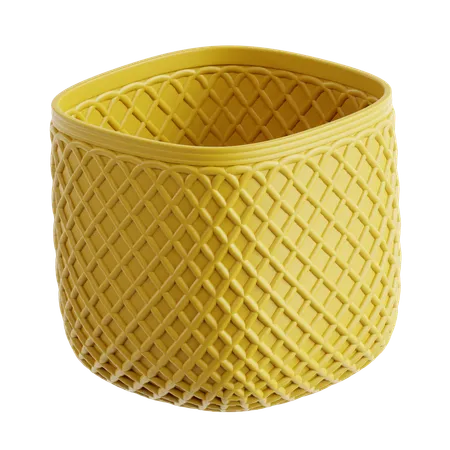 Bamboo Basket  3D Icon