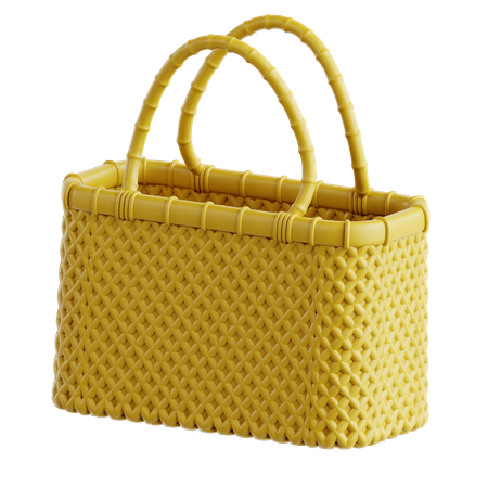 Bamboo Handbag  3D Icon