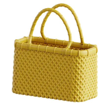 Bamboo Handbag  3D Icon