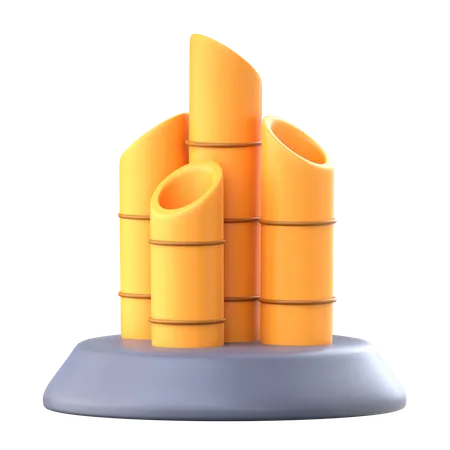 Bamboo Monument  3D Icon