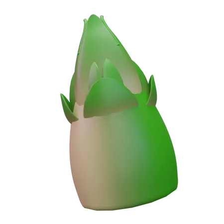 Bamboo Shoot  3D Icon