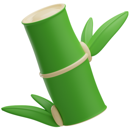 Bamboo Stem 3D Icon