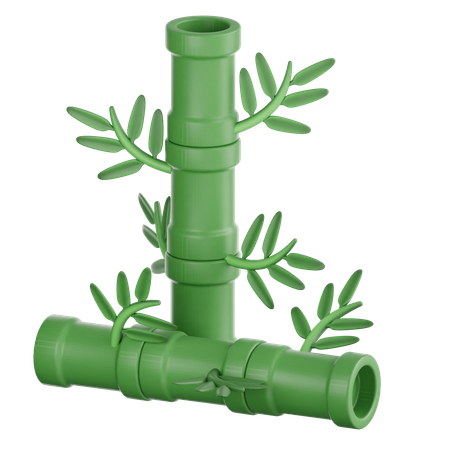 Bamboo Tree  3D Icon