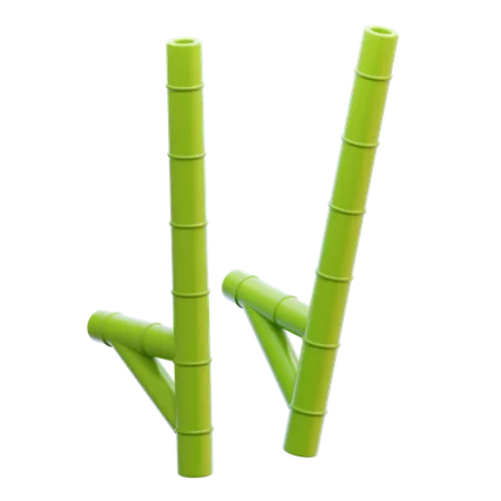 Bamboos  3D Icon