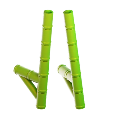 Bamboos  3D Icon
