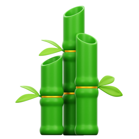 Bambú  3D Icon