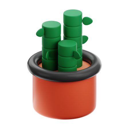 Bambu chinês  3D Icon